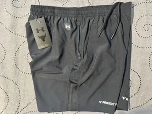 UNDER ARMOUR THE ROCK ULTIMATE ACTIVE BLACK TRAINING SHORTS SIZE M MEN $60.00 - Picture 1 of 5