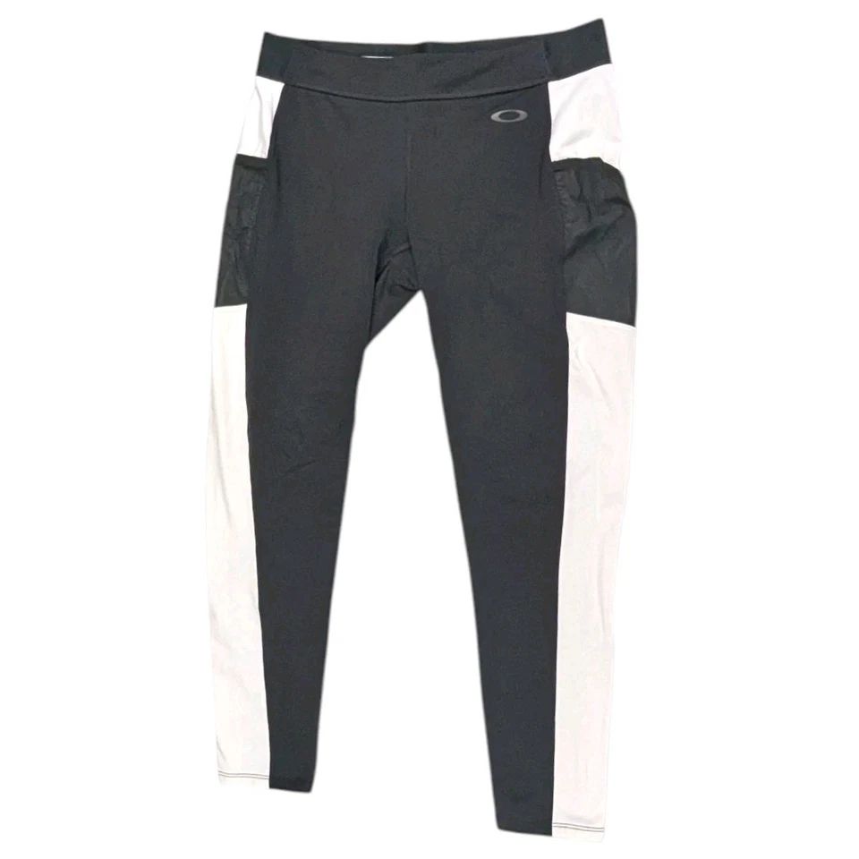 Mallas Oakley Agility para mujer TALLA GRANDE L negras blancas Hydrolux elásticas gimnasio para correr Foto 1 de 4