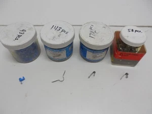 Mix Lot of CABLE SIDING CLIPS ALUMINUM & PLASTIC 3/16" & 1/4" - Picture 1 of 18