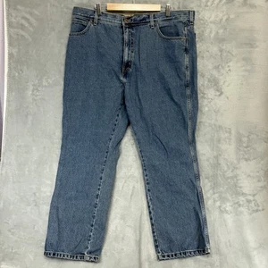 Wrangler Jeans Herren Größe W42 L30 Regular Blau Neu mit Etikett - Bild 1 von 9