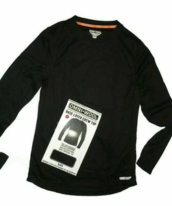 Camicia girocollo Omni Wool uomo nera strato base Omniwool taglia S - Foto 1 di 3