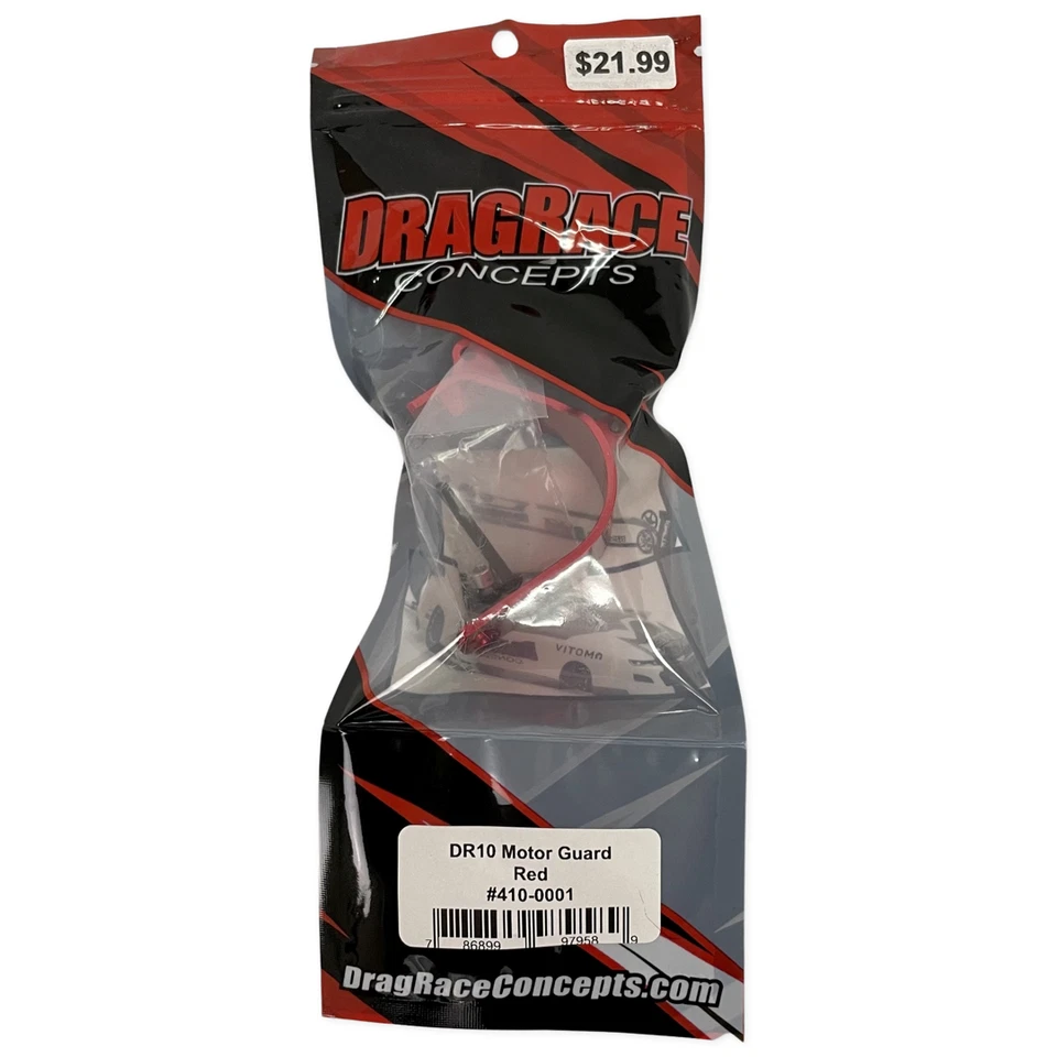 Drag Race Concepts DR10 Motor Guard (Red) #410-0001 NEW  - Image 1 of 1