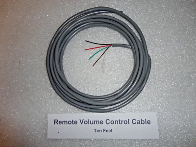 Cable de 5 cables de control remoto de volumen Jukebox PRVC, trenzado, nuevo de 10' de longitud. Foto 1 de 2