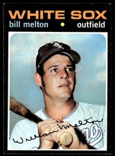1971 Topps #80 Bill Melton   Baseball Chicago White Sox