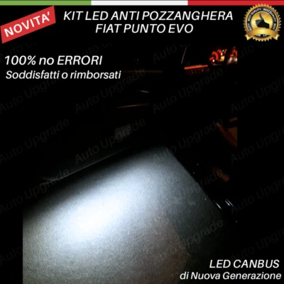 KIT LED LUCI ANTIPOZZANGHERA LUCI DI CORTESIA PER FIAT PUNTO EVO 6000K CANBUS - Immagine 1 di 3
