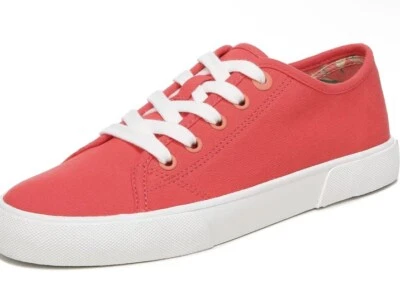 Vionic Oasis Poppy Canvas Sneaker Womens 9 Comfort Shoe Lace Up Arch Support New - Image 1 of 4
