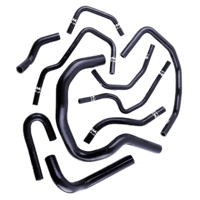 Kit de manguera de calefacción de radiador de silicona negra para Honda CRV CR-V MK1 B20 1997-2001 Foto 1 de 4