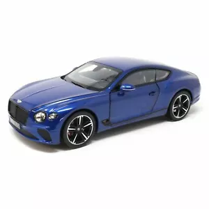 NOREV 1:18 AUTO METALLO E PLASTICA BENTLEY CONTINENTAL GT 2018 BLU ART 182787 - Picture 1 of 3