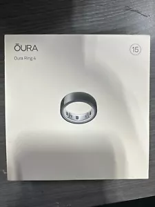 Oura Ring 4 Horizon - Black- Size 15- Smart Ring - Picture 1 of 2