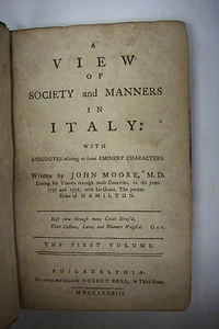 1783 EIN ANBLICK AUF DIE GESELLSCHAFT UND MANIEREN IN ITALIEN *Venedig*Padua*Rom*Neapel*Florenz++ - Bild 1 von 12