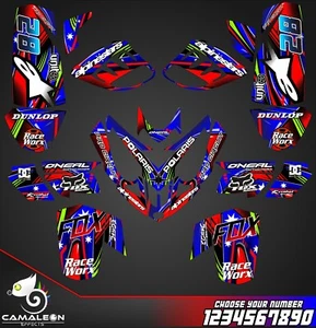 polaris predator 500 graphics decals stickers full kit atv wrap quad predator500 - Picture 1 of 1