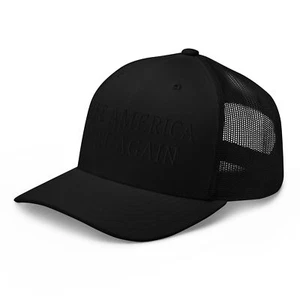 Gorra de camionero Make America Great Again sutil negra con eslogan de Elon Musk regalo MAGA - Imagen 1 de 11