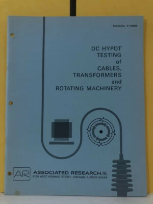 Associated Research P-16086 cables/transformadores/maquinaria giratoria Hypot manual Foto 1 de 2