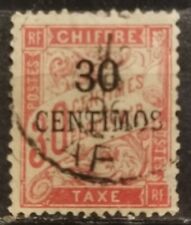 MARRUECOS yvert# 3 (0) Taxe 1896