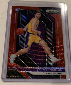 2018-19 PANIINI PRIZM SVI MYKHAILIUK RED WAVE PRIZM RC LA LAKERS UTAH JAZZ - Picture 1 of 2