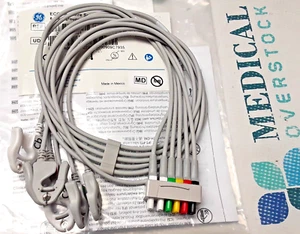 2106398-001 - GE - 6-LEAD - GROUPED - GRABBER - IEC - 74cm / 29" - NEW - Picture 1 of 6