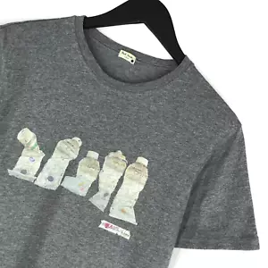 Men's Paul Smith T-Shirt Gray Printed Short Sleeve Shirt Size S - Picture 1 of 8