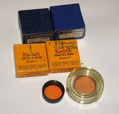 Set of Filters adapter Retaining Rings From Bell Howell Filmo Cine Camera Kit - Image 1 of 2