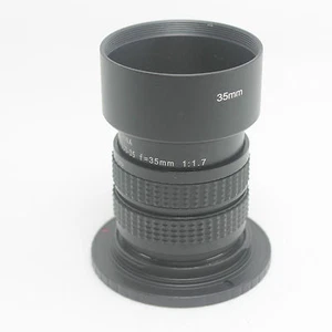 Fujian 35mm f/1.7 CCTV Cine Lens for for Micro Four Thirds M43/MFT mount Cameras - Picture 1 of 7
