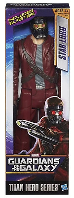 FIGURA DE ACCIÓN GUARDIANES DE LA GALAXIA TITAN HERO SERIE 12 PULGADAS STAR-LORD Foto 1 de 2