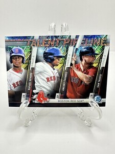 Bowman Chrome 2017 Talent Pipeline Mojo Refractor Rafael Devers Travis Tavarez
