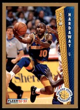 1992-93 Fleer Tony's Pizza Tim Hardaway Golden State Warriors #NNO