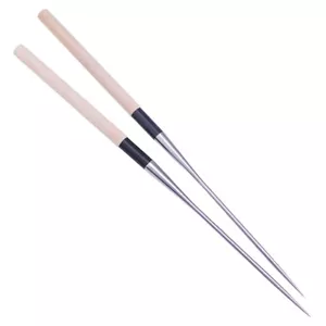 2 Pcs Stainless Steel Chopsticks Metal Cooking Reusable for Adults - Picture 1 of 12