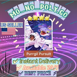 Purgil Pursuit_Mono_Poly-Go Stickers Cards 4 Stars ⭐⭐ Instant Delivery ⭐⭐ - Picture 1 of 1