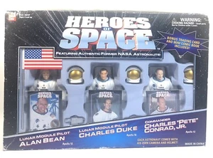 Heroes of Space NASA Astronauts Alan Bean Charles Duke Pete Conrad Bandai 1999 - Picture 1 of 10