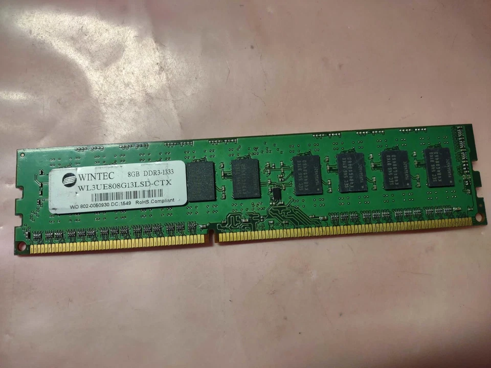 USED WINTEC WL3UE808G13LSD-CTX 8GB PC3-10600R SKU# 216180 - Image 1 of 1