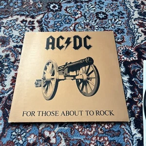 AC/DC - For Those About to Rock (We Salute You) Vinyl Record SD 11111 VG++ - Picture 1 of 9