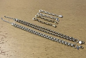 Lote Cadenas Extensores Origami Búho Tono Plata Dorado Dije Cuelga - Imagen 1 de 17