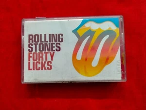 Rolling Stones Forty Licks RARE orig Cassette tape INDIA indian  Virgin - Picture 1 of 5