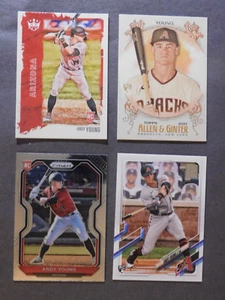 Andy Young 4 Card Lot W/ROOKIES!!! - Picture 1 of 2