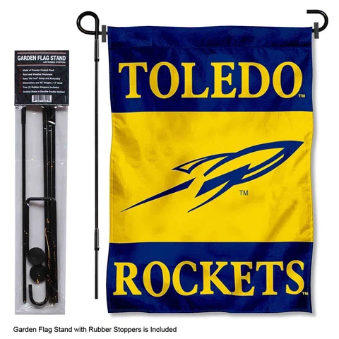 University of Toledo Garden Flag and Stand Pole Kit Cover