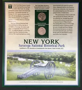 2015-P&D Nueva York cuartos Saratoga, sociedad conmemorativa postal con sello (2) - Imagen 1 de 6