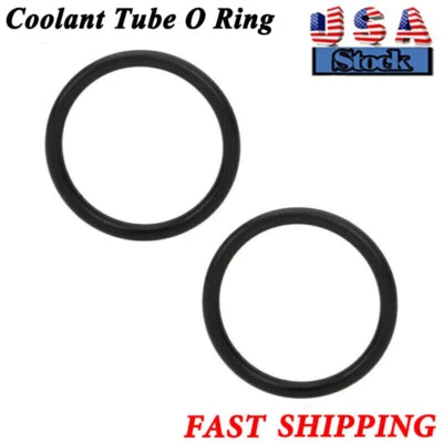 2PCS Cylinder Coolant Tube O Ring Black For Honda Shadow 750 1100 91310-MB0-003 Foto 1 de 4