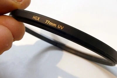 Promaster 77mm UV HGX  Filter Clear Low profile for wide angle - w/ ribbed rim - Image 1 of 4