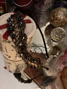 GREAT LADIES HEADBAND BY MONSOON, BEADED SPARKLE,Unused, 1920s, FLAPPER THEMED. - Picture 1 of 5