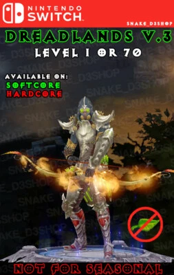 Diablo 3 - Nintendo Switch - Unmodded Primal Demon Hunter Set - Dreadlands V.3 - Imagem 1 de 4