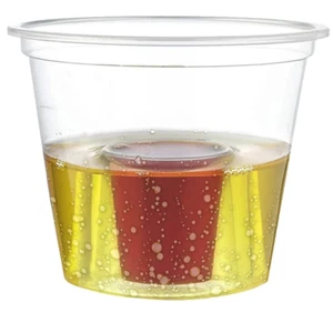 Jager Bomb Shot Glasses 100 x Strong Disposable Plastic Bomber Glass 25ml CE - Picture 1 of 4