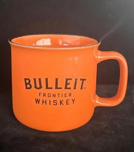 Bulleit Orange Kaffeebecher Frontier Whiskey Werbewerbung 3,25" hoch - Bild 1 von 6