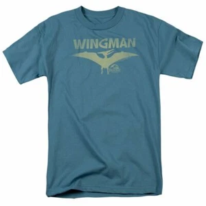 Jurassic Park Wingman T Shirt Mens Licensed Dinosaur Movie Tee Slate - Picture 1 of 2