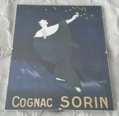 Cognac Sorin 8x10 Glass Clip Frame Print Poster Bar Wall Art Advertising Barware - Image 1 of 4