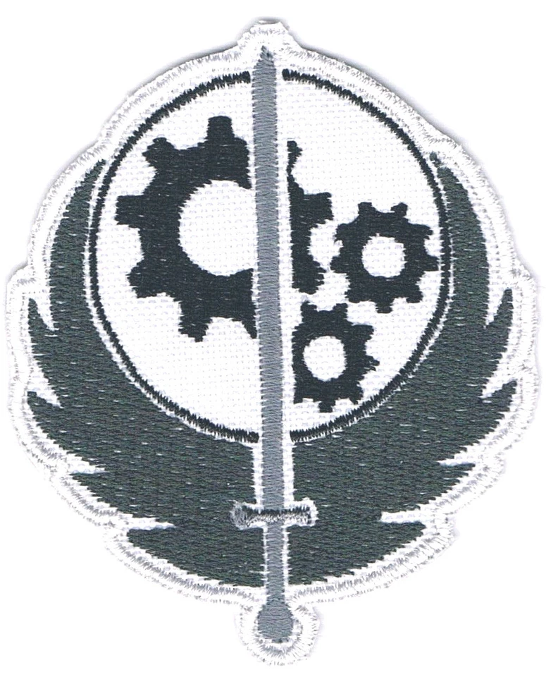 BROTHERHOOD OF STEEL BoS FLAG COSPLAY FALLOUT PATCH SIGN VEGAS - Image 1 of 1