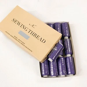 Perial Co Purple Polyester Sewing Thread Pack of 12 for Sewing - Picture 1 of 2