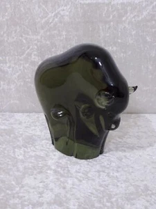 Murano Livio Seguso Design Glas Bison Büffel Stier - Vintage - 18 cm - 3,3 kg - Bild 1 von 5