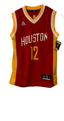 adidas Youth Dwight Howard #12 Houston Rockets Jersey, Red/Yellow, Small 8 - Image 1 of 4