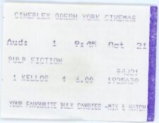 Pulp Fiction Vintage Movie Pass York Cineplex Odeon 1994