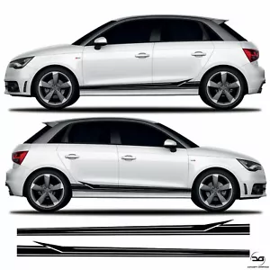 Arrow Side Racing Streifen Kit für Audi A1 S1 S Line Evo Vinyl Aufkleber Grafik - Bild 1 von 3